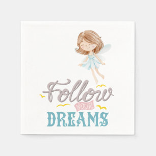 Servilleta De Papel Sigue a tu hada de sueños