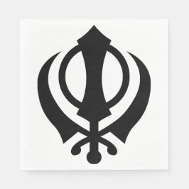 Servilleta De Papel Sikh Khanda