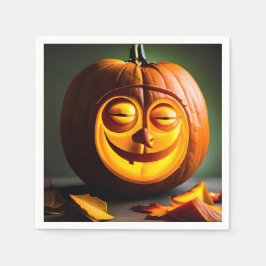 Servilleta De Papel Silly Mr. Pumpkin Head