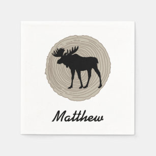 Servilleta De Papel Silvestre Rustic Moose
