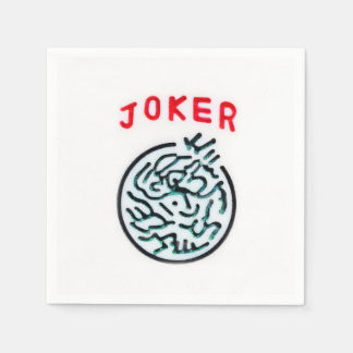 Servilleta De Papel Símbolo de mosaico de MahJong Joker