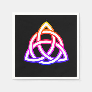 Servilleta De Papel Símbolo del género Triquetra Wicca Celtic Trinity 