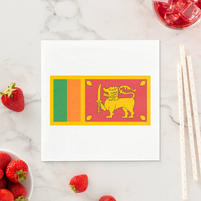Servilleta De Papel Símbolo del León de la Bandera Nacional de Sri Lan (Subido por el creador)
