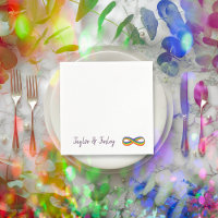 Símbolo infinito de amor arcoiris Personalizado or