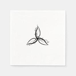 Servilleta De Papel Símbolo Triquetra Odin Norse Wicca