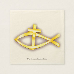 Servilleta De Papel Símbolos cristianos