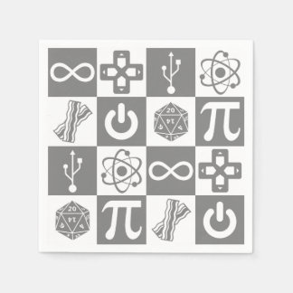 Servilleta De Papel Símbolos geek