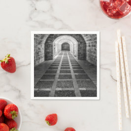 Servilleta De Papel Simetría en blanco y negro