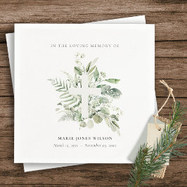 Servilleta De Papel Simpatía conmemorativa de Eucalyptus Fern Fauna Cr