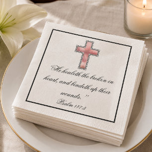Servilleta De Papel Simpatía Cristiana Elegante 