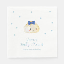 Servilleta De Papel Simple Boy Little Dumpling Baby Shower