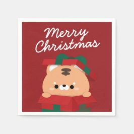 Servilleta De Papel Simple Diversión pura Feliz Navidad