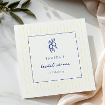 Simple Doodle de Limones Azul y Amarillo para Desp