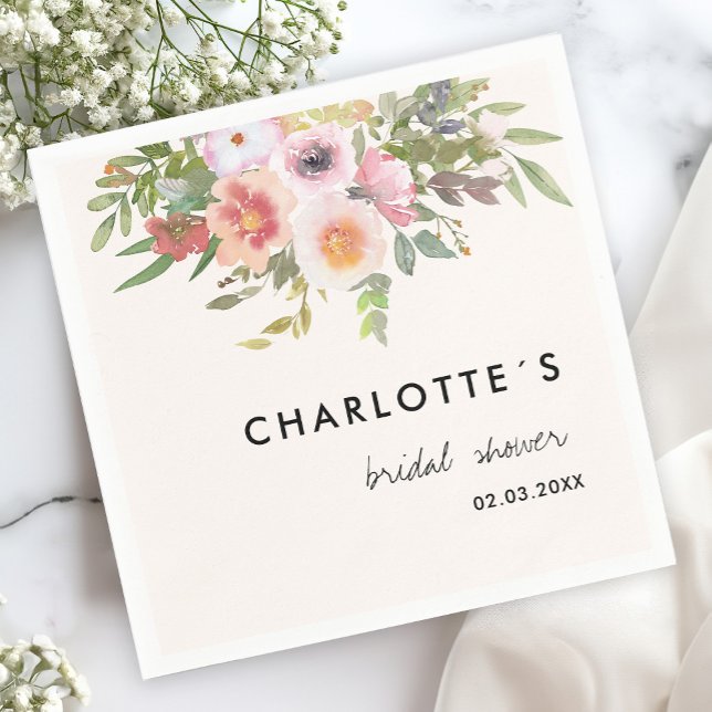 Servilleta De Papel Simple, elegant eucalyptus, flowers  (Subido por el creador)