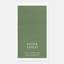 Simple Green Custom Business Logo Promocional