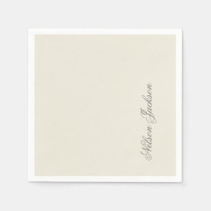 Servilleta De Papel Simple llano minimalista elegante moderno pastel