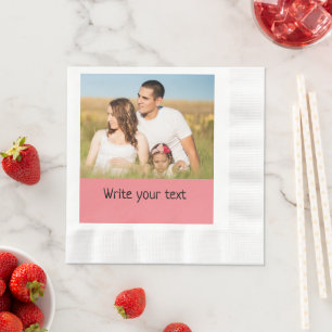 Servilleta De Papel simple mínimo añadir tus navidades de fotos de tex