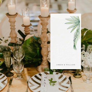 Servilleta De Papel Simple Moments Boda Tropical