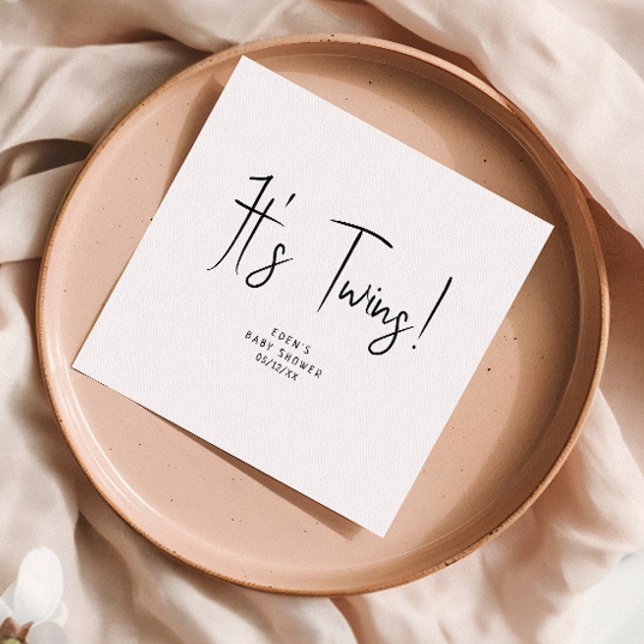 Servilleta De Papel Simple Neutral moderno son gemelos! Toallas de duc (Subido por el creador)