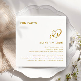 Servilleta De Papel Simple Rubor Heart Boda Fun Hacts
