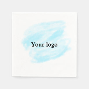Servilleta De Papel Simple y minimalista logo personalizado elegante a