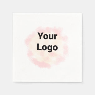 Servilleta De Papel Simple y minimalista logotipo personalizado elegan