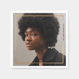 Servilleta De Papel Simple y moderno papel de graduación de la fronter