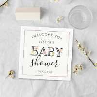 Simplemente Moda Floral Garden Baby Shower