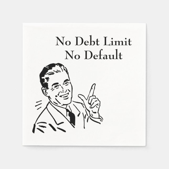 Servilleta De Papel Sin límite de deuda, sin impago (Anverso)