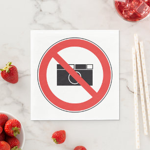 Servilleta De Papel Sin Rótulo fotográfico