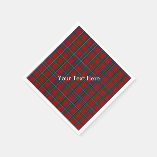 Servilleta De Papel Sinclair Tartan Plaid Paper Napkins (Borde)