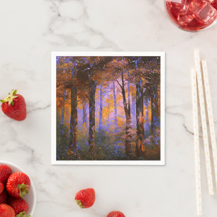 Servilleta De Papel Sinfonía de hojas - Paisaje de bosques
