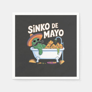 Servilleta De Papel Sinko de Mayo Cinco De Mayo Cactus Funny