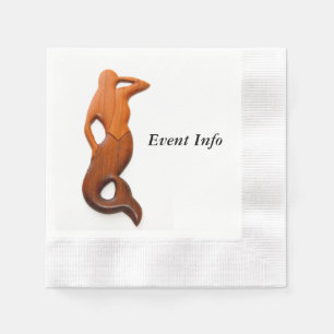 Servilleta De Papel sirena con vista al mar