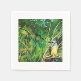 Servilleta De Papel Sirena de cóctel con ave