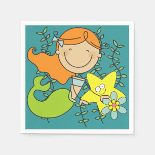 Servilleta De Papel Sirena del Redhead