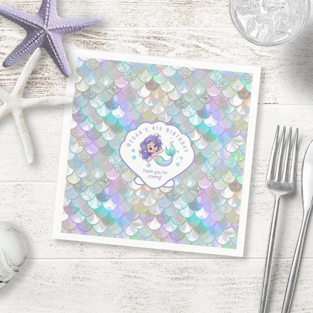 Servilleta De Papel Sirena irlandés Scales Clam Shell V1 ID1144 (Subido por el creador)