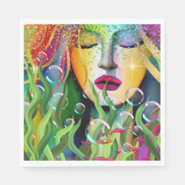 Servilleta De Papel Sirena mágica