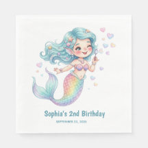 Sirena Nombre Personalizado y Fecha de Nacimiento