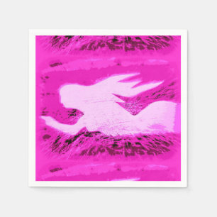 Servilleta De Papel sirena rosa apuntando