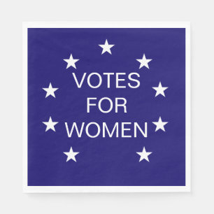 Servilleta De Papel Sistema de 50 votos del Suffragette para el papel