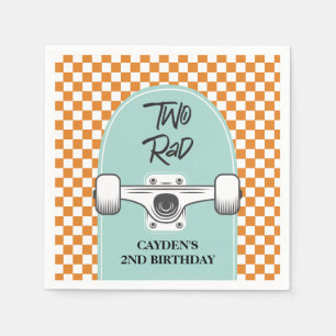 Servilleta De Papel Skateboard Two Rad 2º cumpleaños