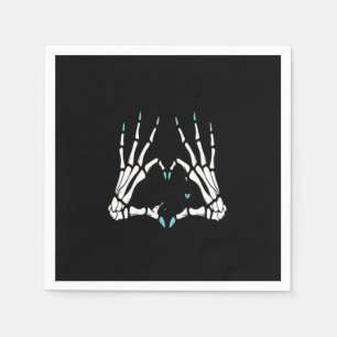 Servilleta De Papel Skeleton Halloween Classic