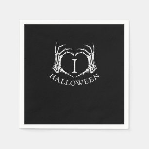 Servilleta De Papel Skeleton Halloween Halloween Hand Costume Hombres