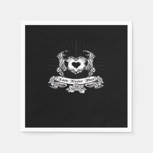 Servilleta De Papel Skeleton Hand Design Classic