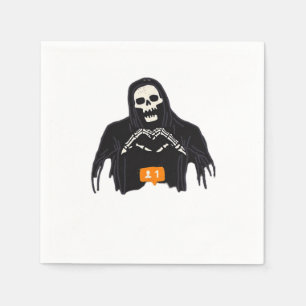 Servilleta De Papel Skeleton Hand Hearlower Classic