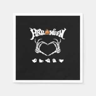 Servilleta De Papel Skeleton Hand With , Diseño de Halloween