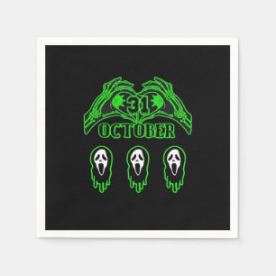 Servilleta De Papel Skeleton Hands Classic Design