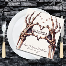 Skeleton Heart Hand Wedding Recepción