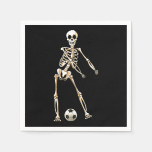 Servilleta De Papel Skeleton Soccer Halloween Flossing Dance Cosplay